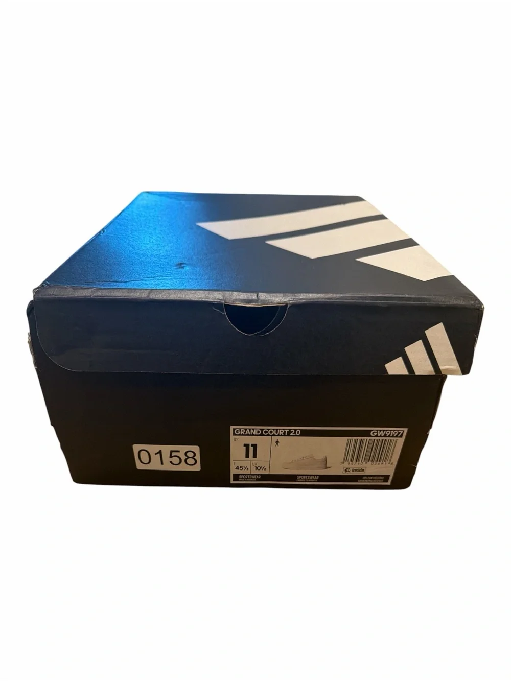 Adidas Grand Court 2.0 Cloudfoam White Court Sneakers Men’s 11 NWB GW9197